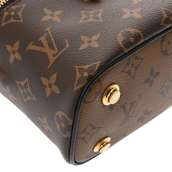 Louis Vuitton Reverse Vanity NV PM Chain Shoulder Brown Handbag Bag Back - Picture 6 of 15